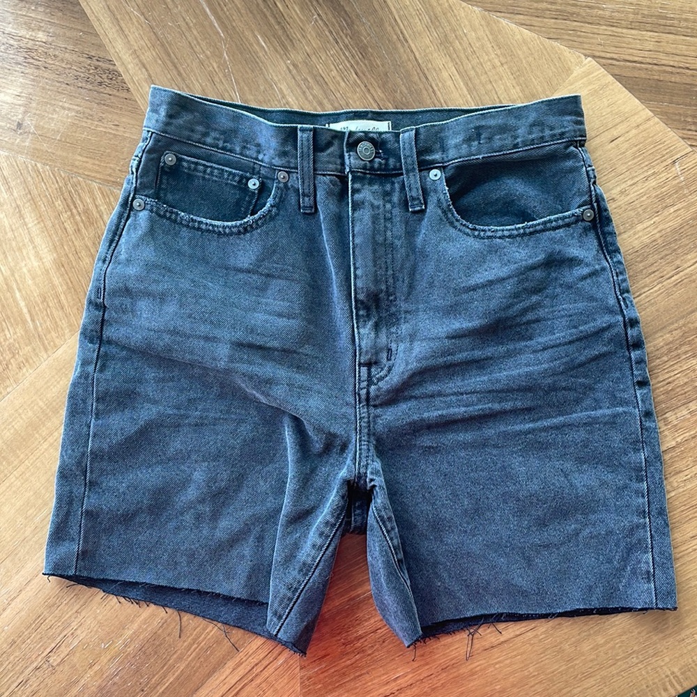 Madewell High-Rise Long Shorts